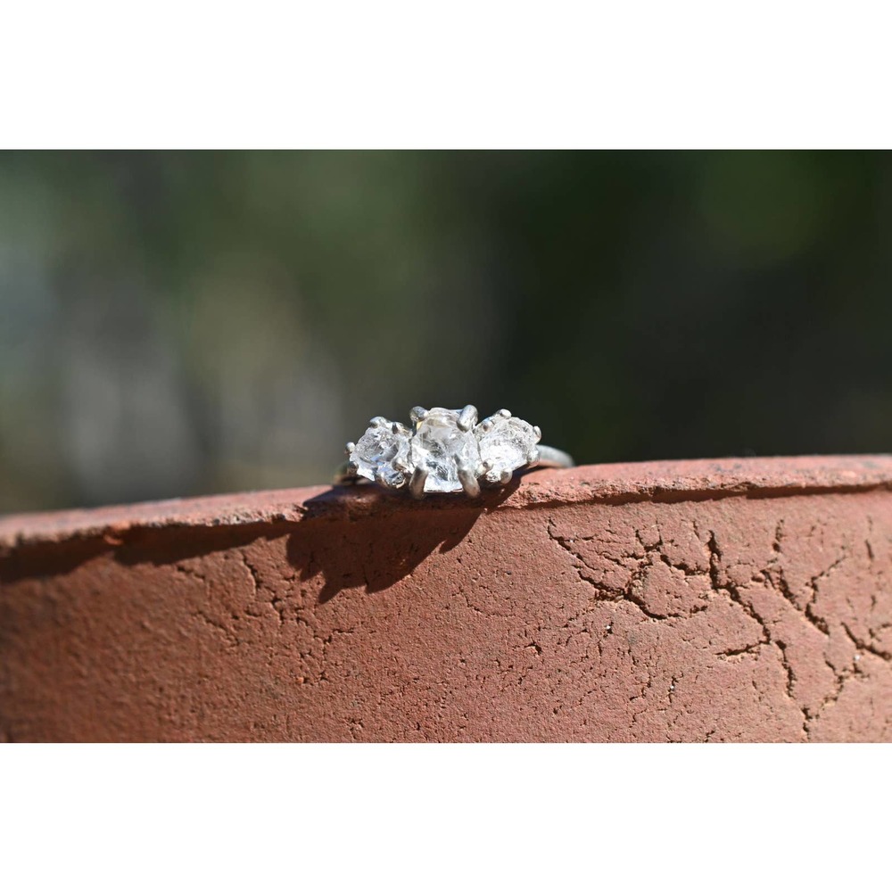 Engagement rings, raw diamond ring, raw stone ring, alternative engageme…